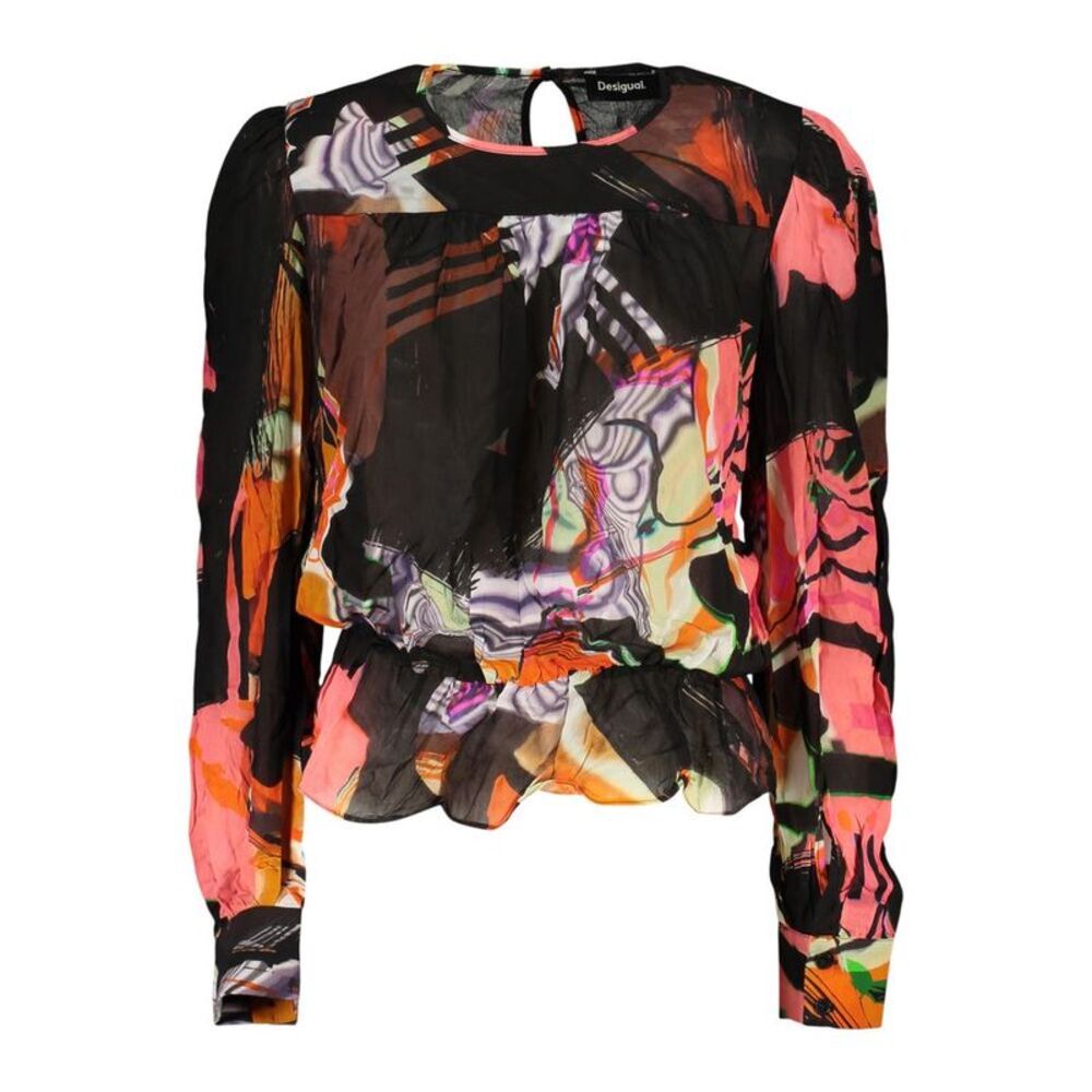 Desigual Black Viscose Womens Shirt